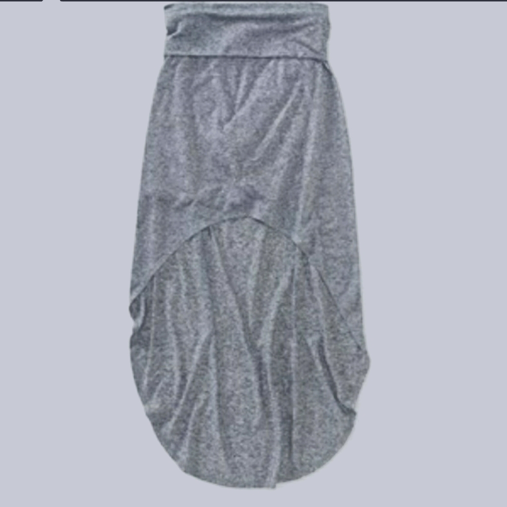 Aeropostale High Low Grey Skirt Medium